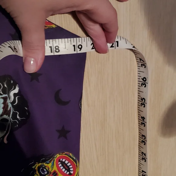 Vixen By Micheline Pitt Ben Cooper Purple Mask Sweetheart Wiggle Dress Sz 2x GUC - Picture 7 of 9